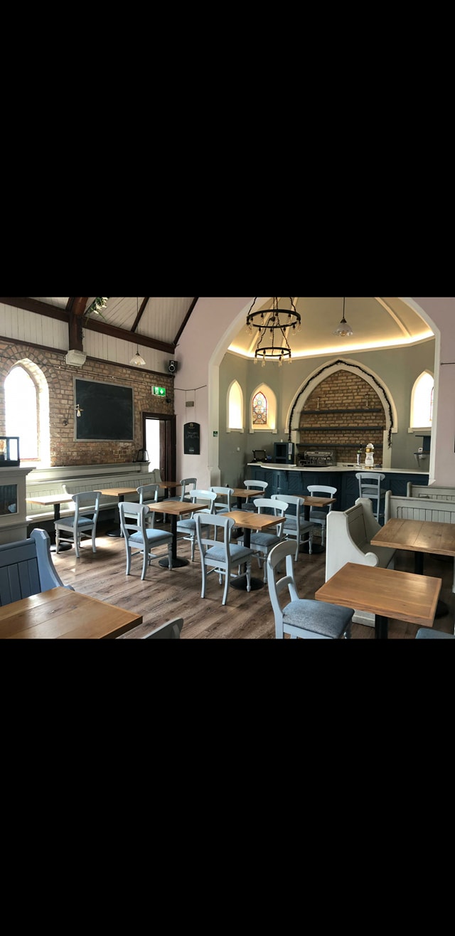 Commercial interior before or after cleaning at a local venue